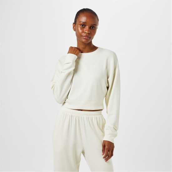 Jack Wills Cropped Modal Crewneck Sweater Womens  Дамски пуловери