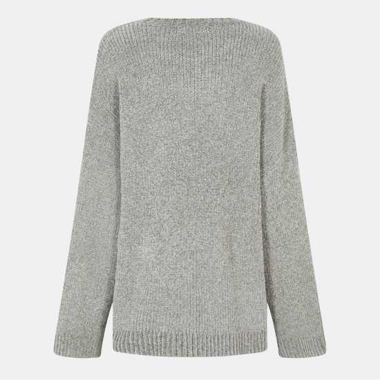Блуза С Обло Деколте Jack Wills Chenille Crew Neck Jumper Прани Хаки 
