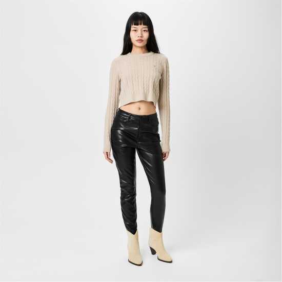 Jack Wills Crop Tinsbury Jumper  Дамски пуловери и жилетки