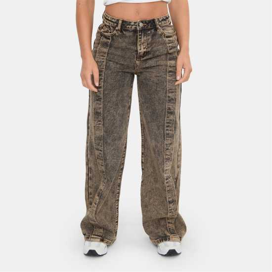 Washed Straight Leg Jean  