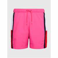 Tommy Hilfiger Thb Flag Swimming Shorts Hot Magenta TP1 Мъжки къси панталони