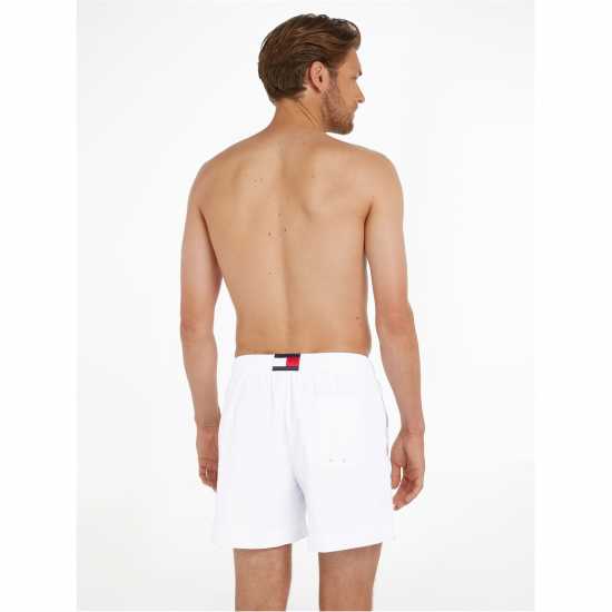 Tommy Hilfiger Small Logo Swim Shorts White YBR Мъжки къси панталони