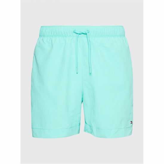 Tommy Hilfiger Small Logo Swim Shorts Jade Green L47 Мъжки къси панталони