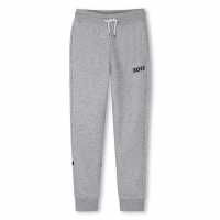 Boss Kids' Closed Hem Fleece Joggers Сиво 