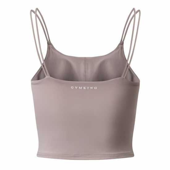 Gym King 365 Long Line Tank - Taupe Gym King 365 Long Line Tank - Taupe