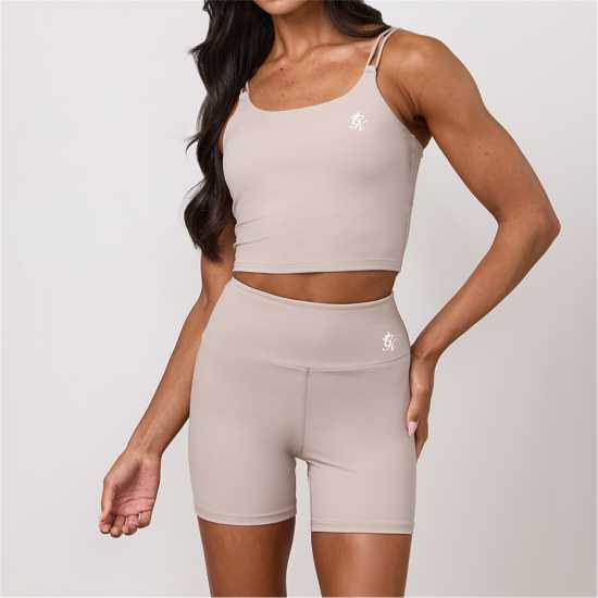 Gym King 365 Long Line Tank - Taupe Gym King 365 Long Line Tank - Taupe
