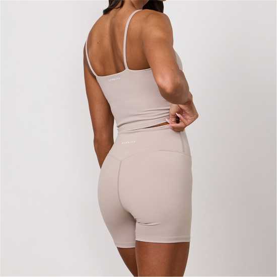 Gym King 365 Long Line Tank - Taupe Gym King 365 Long Line Tank - Taupe