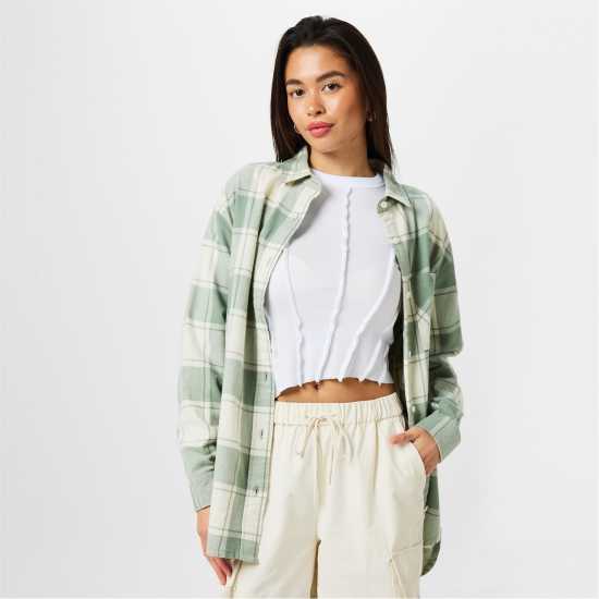 Дамски ризи и тениски Фланелена Риза Jack Wills Flannel Shirt Ледено зелено Фланелена Риза Jack Wills Flannel Shirt Ледено зелено Дамски ризи и тениски