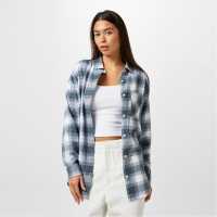 Фланелена Риза Jack Wills Flannel Shirt Буря Дамски ризи и тениски