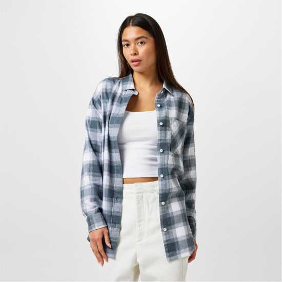 Дамски ризи и тениски Фланелена Риза Jack Wills Flannel Shirt Буря Фланелена Риза Jack Wills Flannel Shirt Буря Дамски ризи и тениски