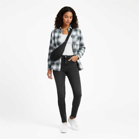 Jack Wills Women's Jw Flannel Long-Sleeve Patterned Shirt Буря Jack Wills Women's Jw Flannel Long-Sleeve Patterned Shirt Буря