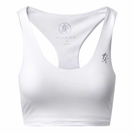 Gym King 365 V-Neck Tank - White Gym King 365 V-Neck Tank - White