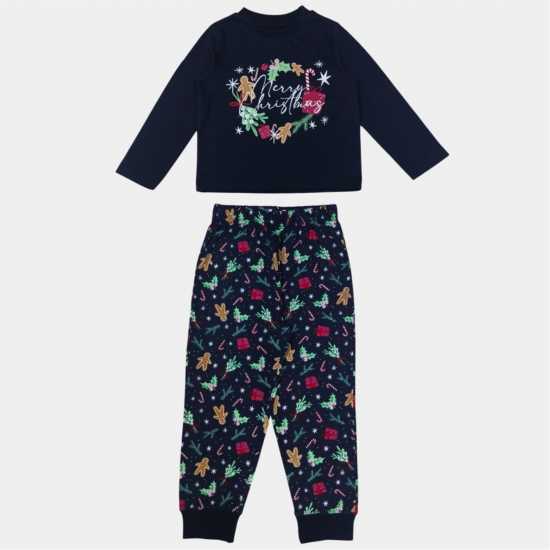Linea Festive Gingerbread Pyjama Set  