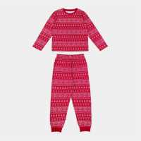 Linea Festive Fairisle Pyjama Set Linea Festive Fairisle Pyjama Set
