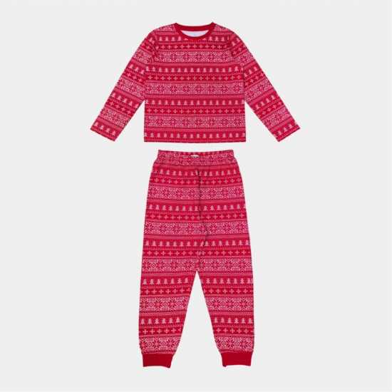 Linea Festive Fairisle Pyjama Set  