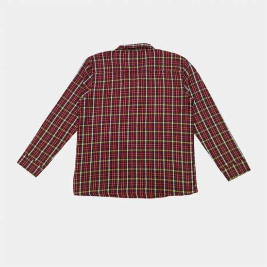 Linea Mens Button Up Flannel Pyjama Set  