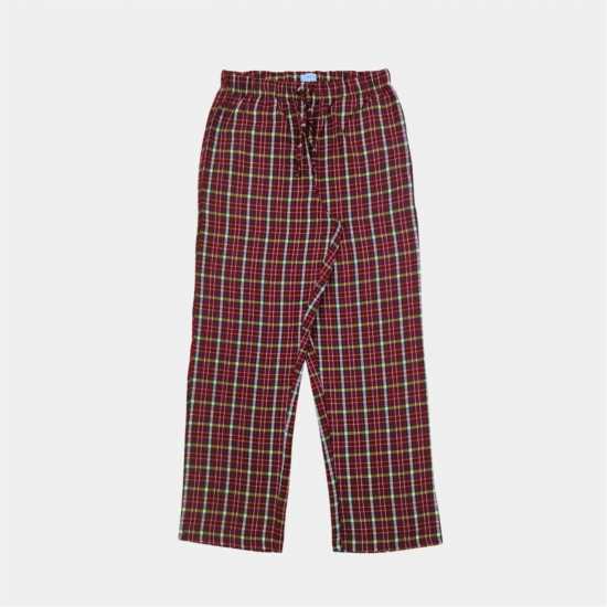 Linea Mens Button Up Flannel Pyjama Set  