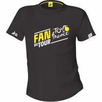 Тениска Tour De France De France Fan T Shirt Leader Noir Мъжки ризи