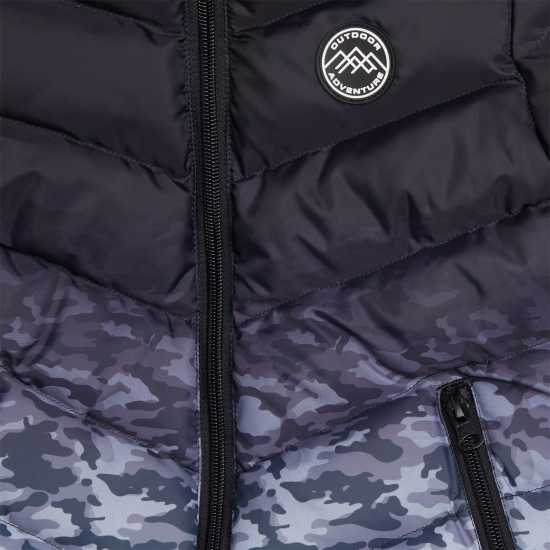 Firetrap Camo Puffer Jacket  