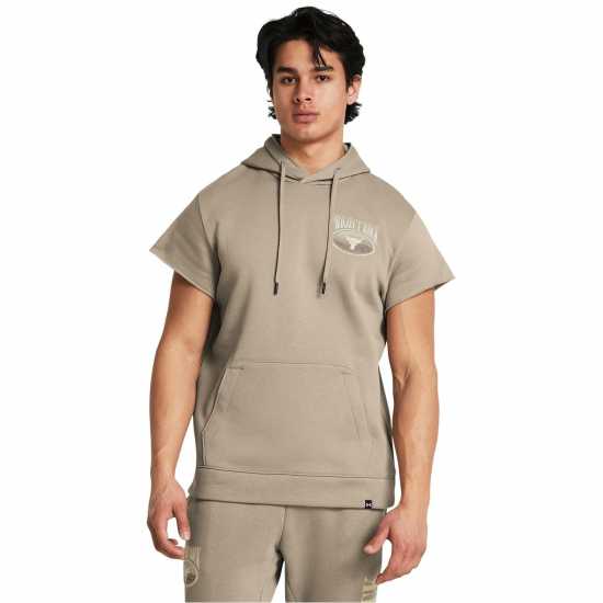 Under Armour Men's Pr Icon Sleeveless Hoodie Кафяво 