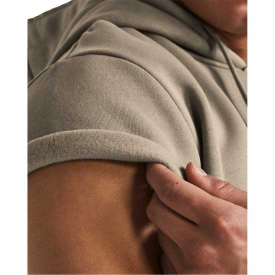 Under Armour Men's Pr Icon Sleeveless Hoodie Кафяво 