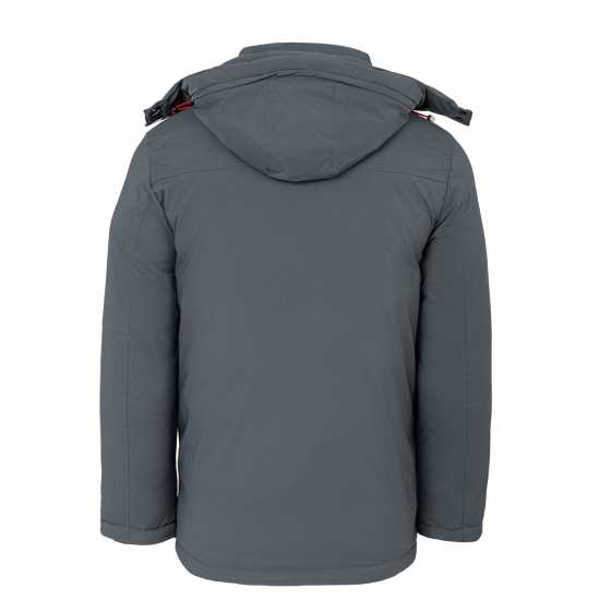 Lee Cooper Men's Quilted Padded Puffer Jacket Сиво Lee Cooper Men's Quilted Padded Puffer Jacket Сиво Мъжки якета и палта