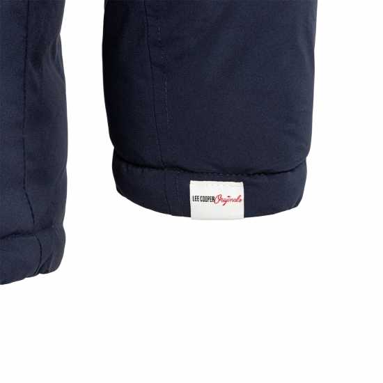 Lee Cooper Men's  Quilted Padded Puffer Jacket Морска синьо 