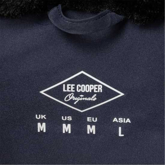 Lee Cooper Men's  Quilted Padded Puffer Jacket Морска синьо 