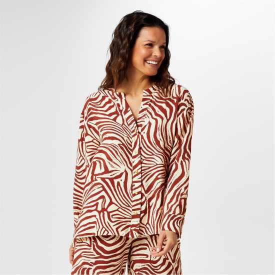 Biba Printed Shirt  Дамски ризи и тениски