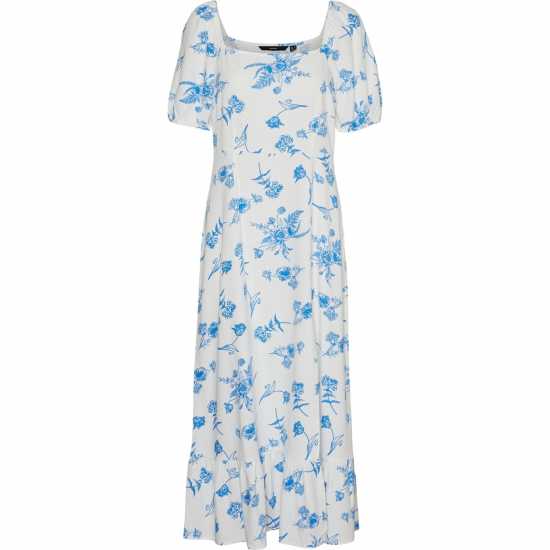 Vero Moda Linen Dress  Дамски поли и рокли