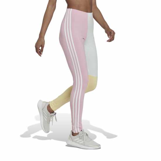 Adidas Essentials 3-Stripes Colourblock Leggings Womens  Дамско трико и клинове