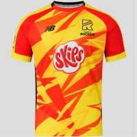 Тениска Men's Trent Rockets Short-Sleeve Cricket Shirt Тениска Men's Trent Rockets Short-Sleeve Cricket Shirt