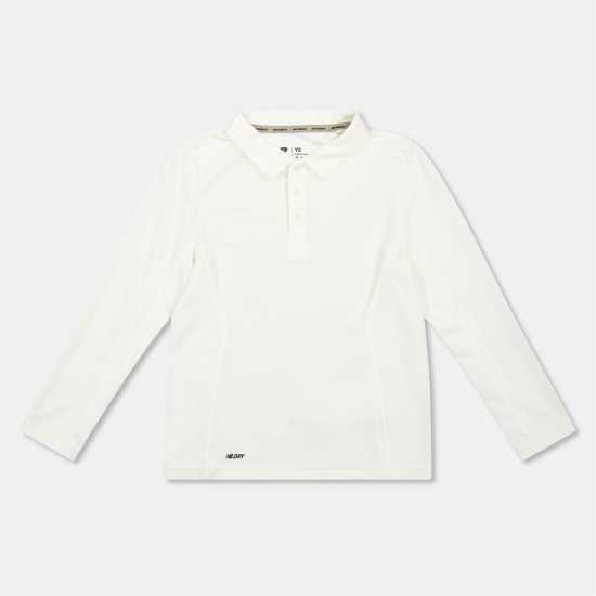 Блуза С Яка Unisex Kids' Long-Sleeve Cricket Polo Shirt  