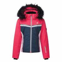 Яке За Ски Dare 2B Estimate Waterproof Ski Jacket DkDnm/NeonPk Детски якета и палта
