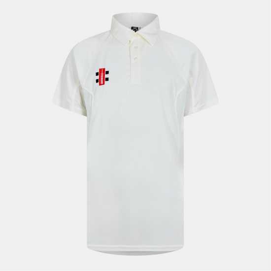 Gray Nicolls Тениска Men's Short-Sleeve Cricket Shirt Крем 