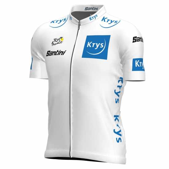 Santini Replica Tour De France Jersey Young Rider Облекло за колоездене