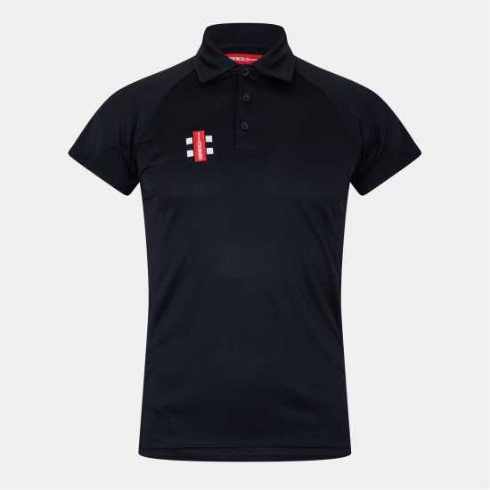 Gray Nicolls Блуза С Яка Men's Matrix Cricket Polo Shirt Черно 