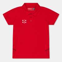 Gray Nicolls Блуза С Яка Unisex Kids' Cricket Polo Shirt Червено 