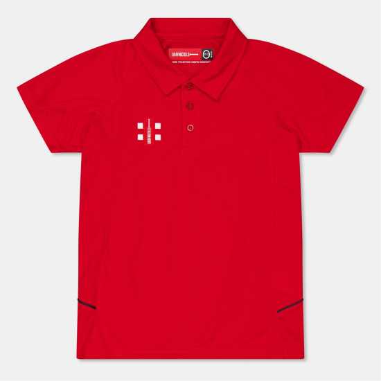 Gray Nicolls Блуза С Яка Unisex Kids' Cricket Polo Shirt Червено 
