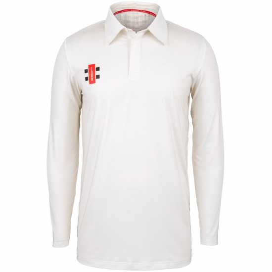 Gray Nicolls Тениска Men's Short-Sleeve Cricket Shirt Крем 