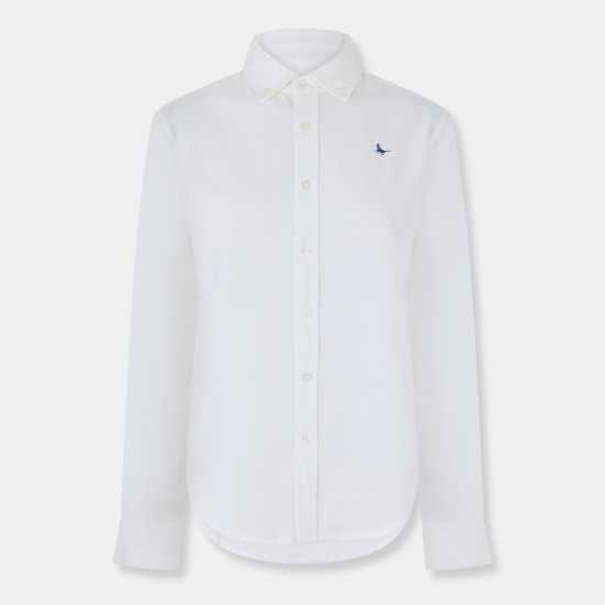 Jack Wills Classic Twil Shrt Ld54 Ярко бяло Jack Wills Classic Twil Shrt Ld54 Ярко бяло