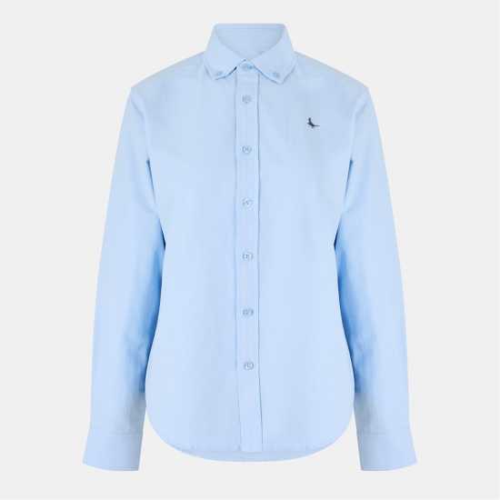 Jack Wills Classic Twil Shrt Ld54 Брунера Синьо 