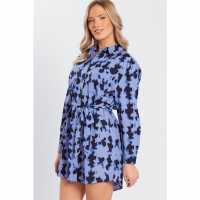 Wednesday Girls Bltd Sht Drs Ld99 Синьо Дамски ризи и тениски