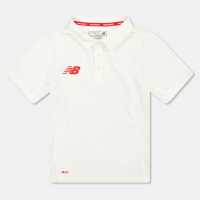 Блуза С Яка New Balance Unisex Kids' Short-Sleeve Cricket Polo Shirt  