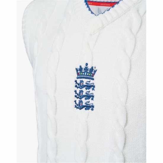 England Cricket Knit Sleeveless Sweater