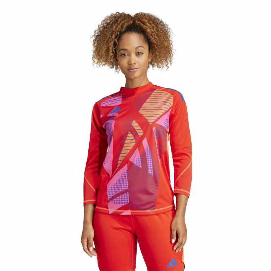 Adidas 24 Pro Long Sleeve Goalkeeper Shirt Womens Червено Футболни отбори и стоки