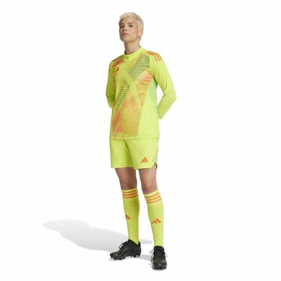 Adidas 24 Pro Long Sleeve Goalkeeper Shirt Womens Слънчево жълто Футболни отбори и стоки