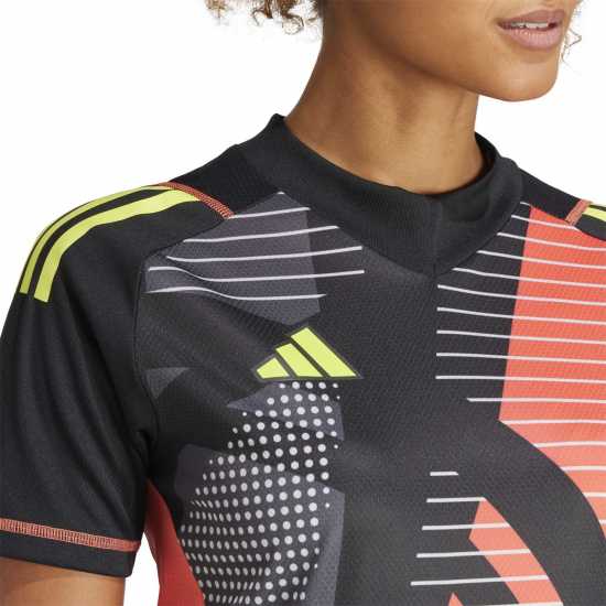 Футболни отбори и стоки Adidas T24 P Gk Jsy W T-Shirt Womens Черно Adidas T24 P Gk Jsy W T-Shirt Womens Черно Футболни отбори и стоки