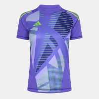 Футболни отбори и стоки Adidas T24 P Gk Jsy W T-Shirt Womens Лилаво Adidas T24 P Gk Jsy W T-Shirt Womens Лилаво Футболни отбори и стоки