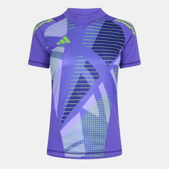 Adidas T24 P Gk Jsy W T-Shirt Womens Лилаво Футболни отбори и стоки